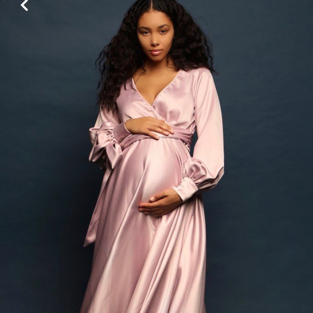 Pink Chic Bump Club Maternity Dress - Baby Shower Dream!